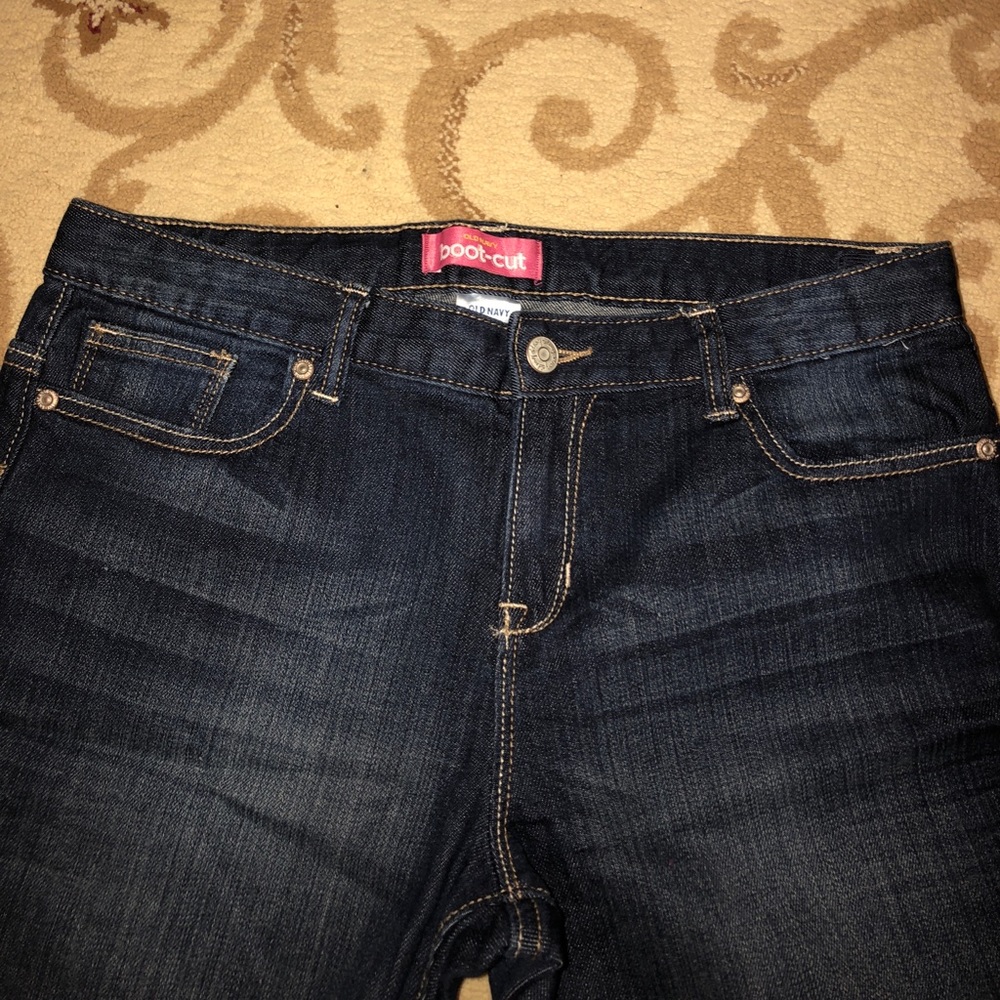OLD NAVY GIRLS BOOT CUT JEANS